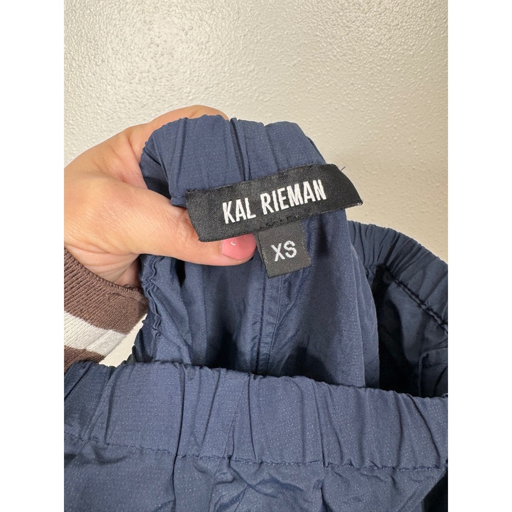 Kal Rieman Split Hem Capri Navy Size Xsmall - Picture 5 of 6